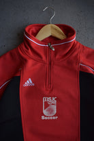 Vintage Adidas x MSJC Soccer Embroidered Quarter Zip (L) - Retrospective Store