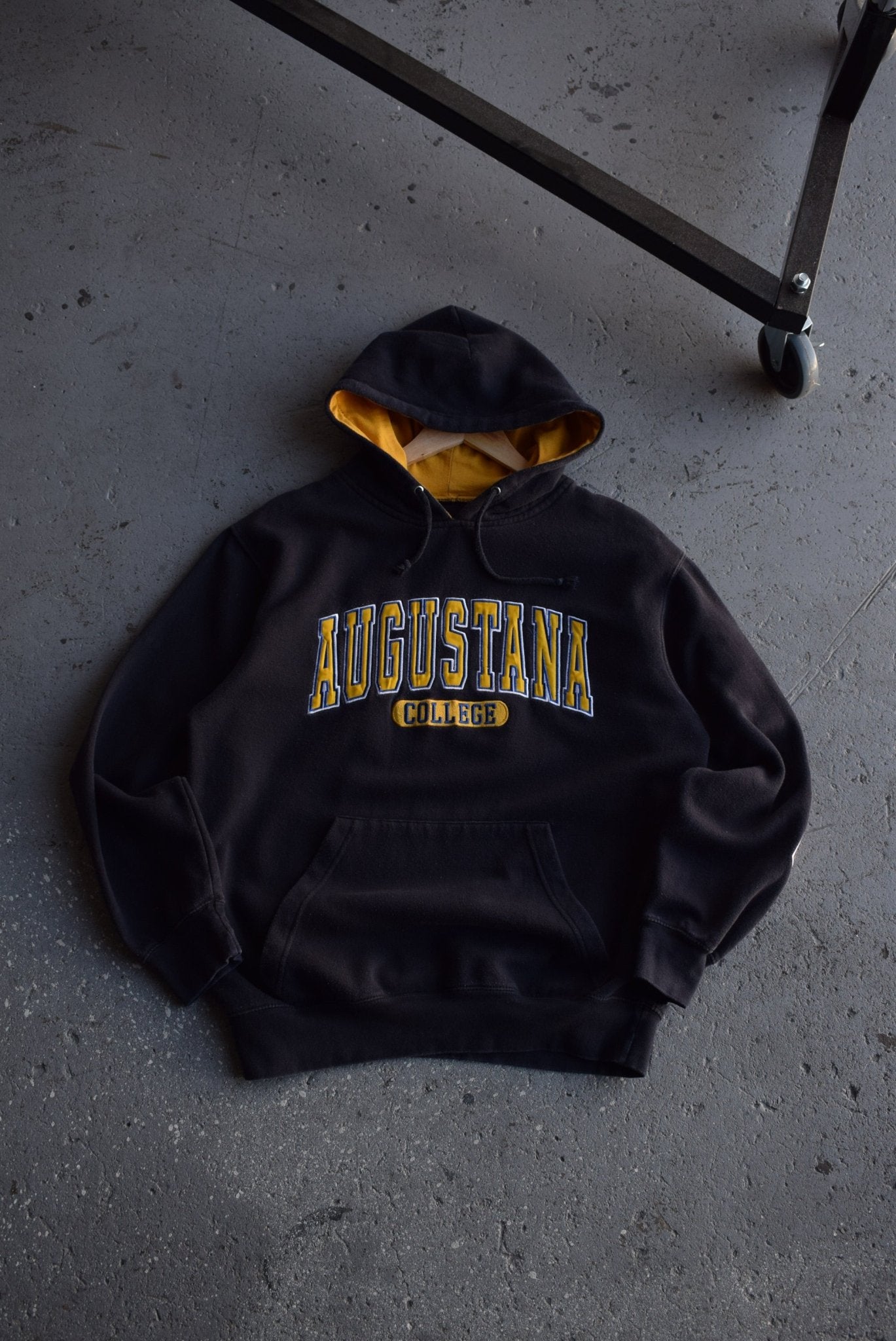 Vintage Augustana College Vikings Embroidered Hoodie (M) - Retrospective Store