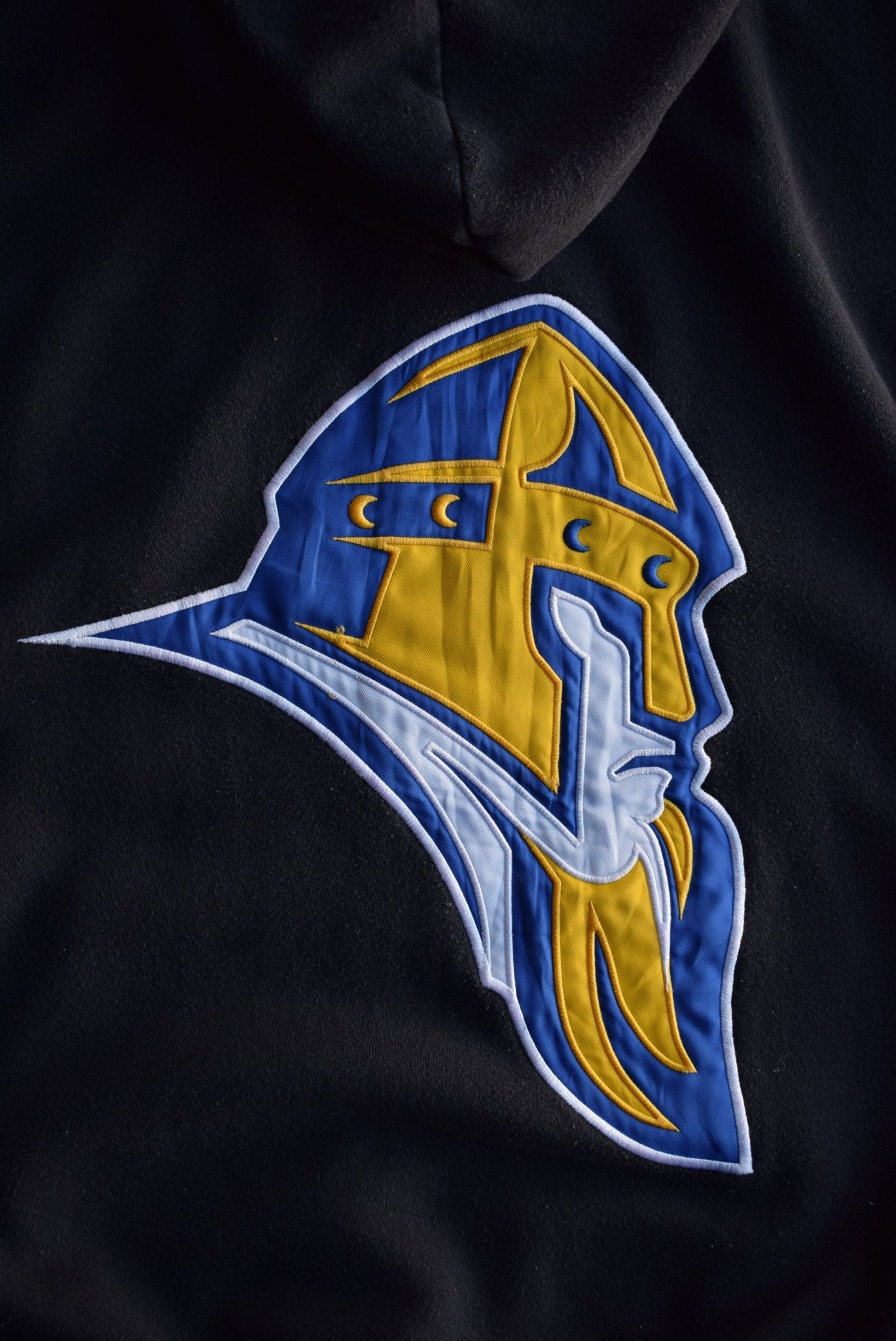 Vintage Augustana College Vikings Embroidered Hoodie (M) - Retrospective Store