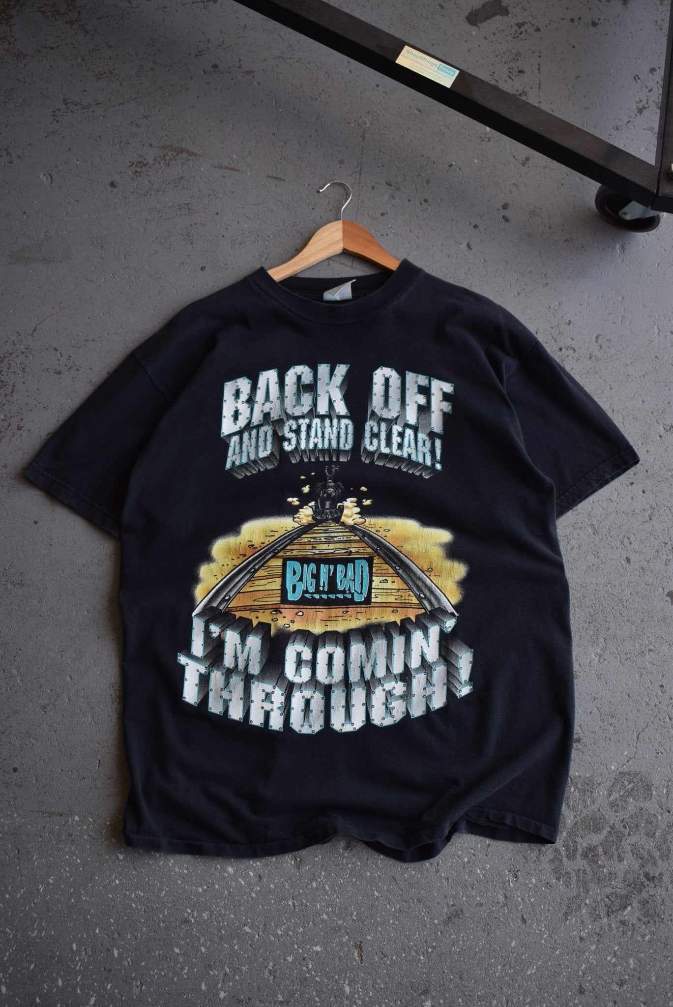 Vintage Big N' Bad 'I'm Coming Through' Tee (XL) - Retrospective Store