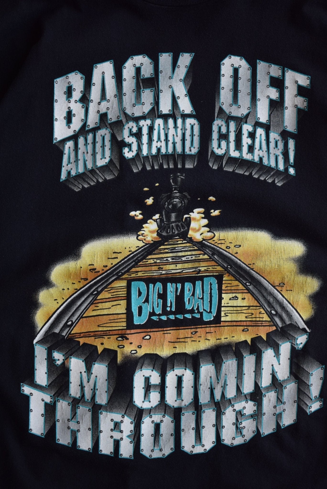 Vintage Big N' Bad 'I'm Coming Through' Tee (XL) - Retrospective Store