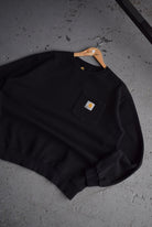 Vintage Carhartt Classic Logo Crewneck (M/L) - Retrospective Store