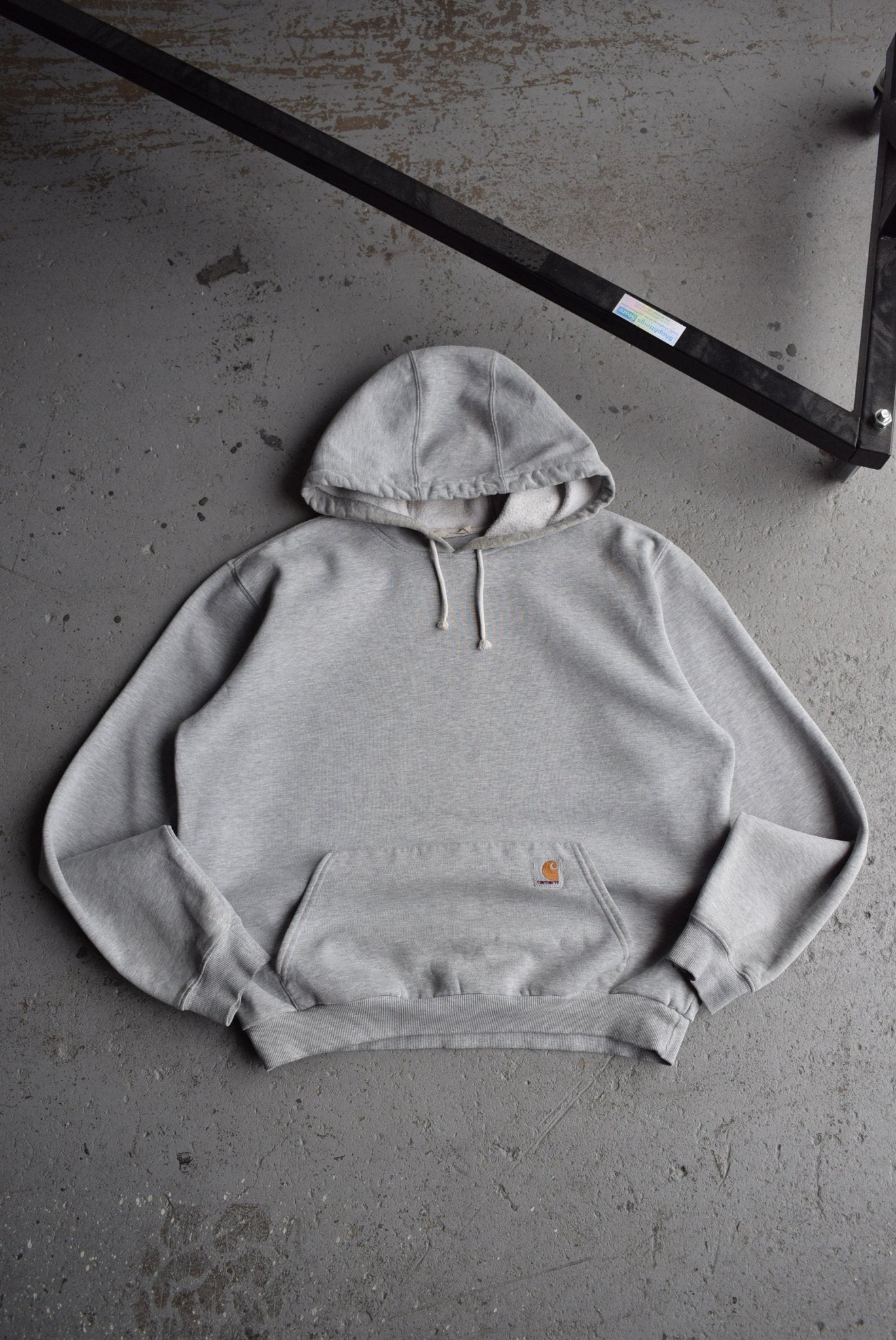 Vintage Carhartt Classic Logo Embroidered Hoodie (L) - Retrospective Store