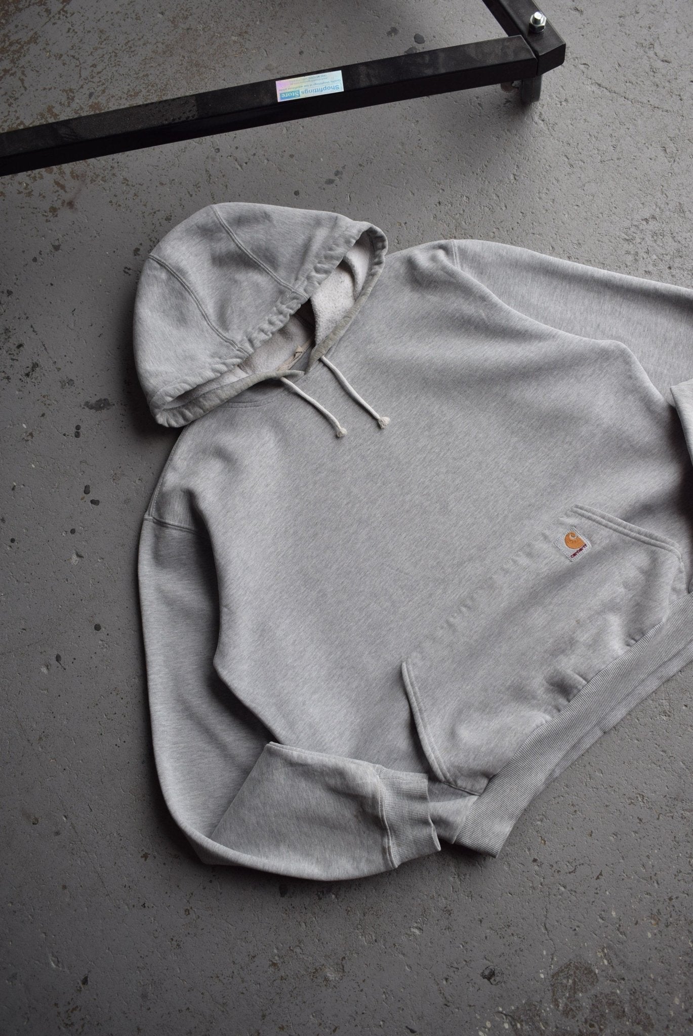 Vintage Carhartt Classic Logo Embroidered Hoodie (L) - Retrospective Store