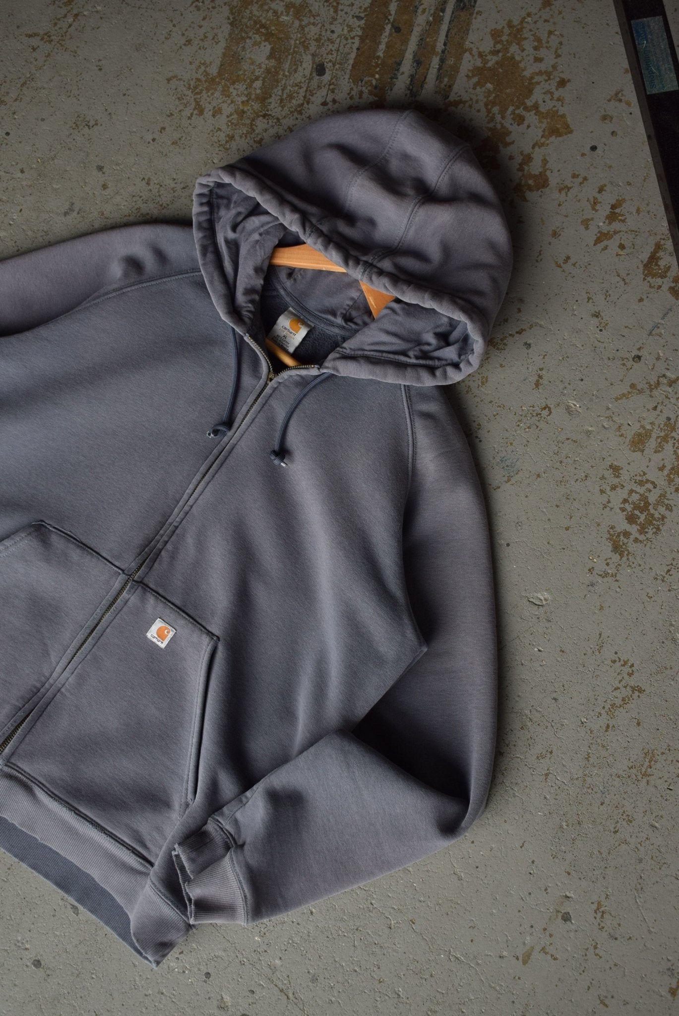 Vintage Carhartt Classic Logo Full Zip Hoodie (S/M) - Retrospective Store