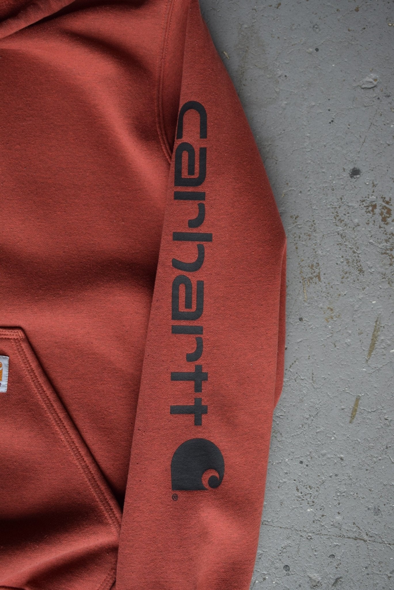 Vintage Carhartt Classic Logo Hoodie (M) - Retrospective Store