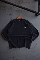 Vintage Carhartt Classic Logo Long Sleeve Tee (XL) - Retrospective Store