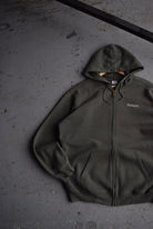 Vintage Carhartt Embroidered Full Zip Hoodie (XL) - Retrospective Store