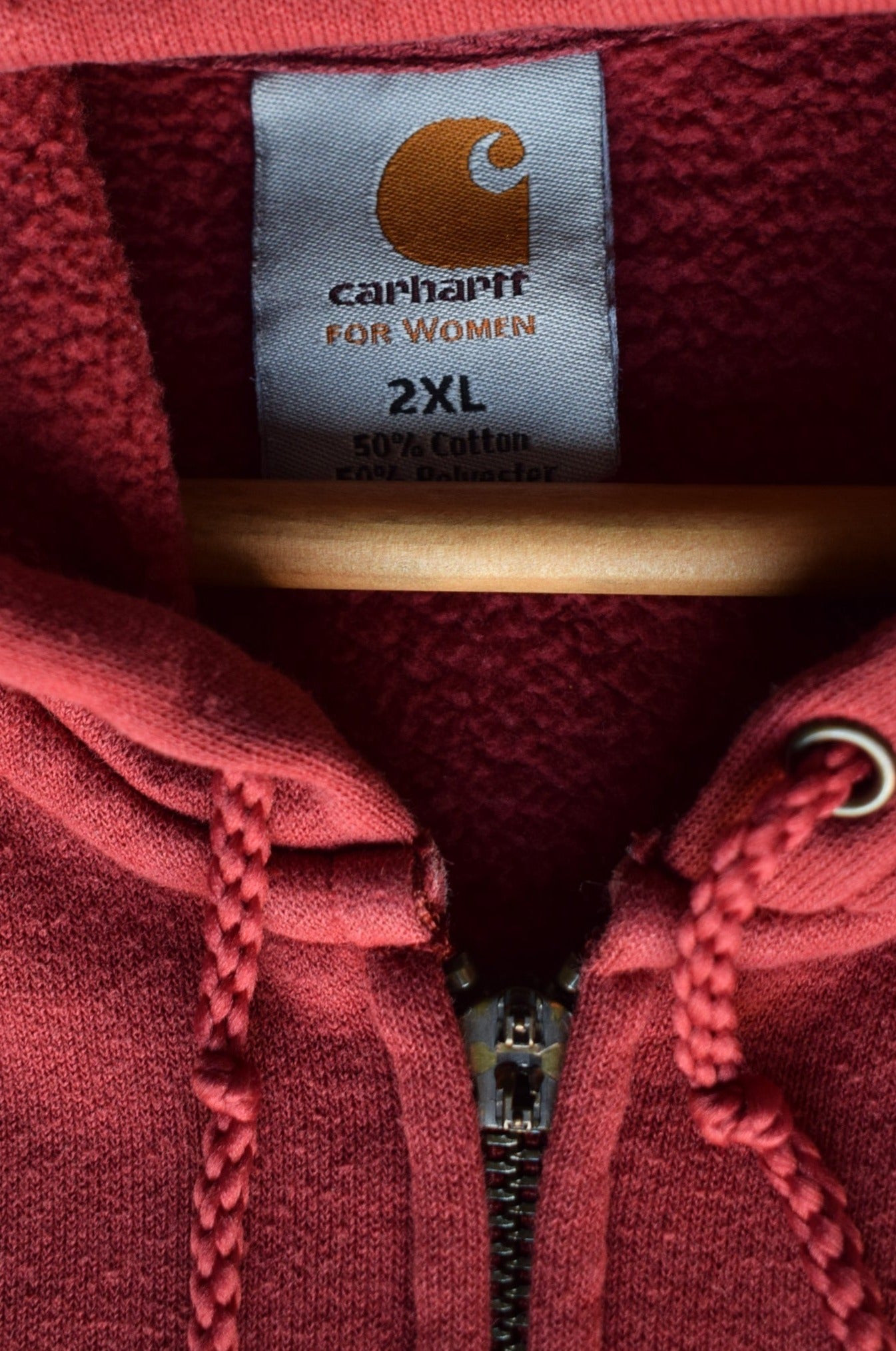 Vintage Carhartt Spellout Full Zip Hoodie (M) - Retrospective Store