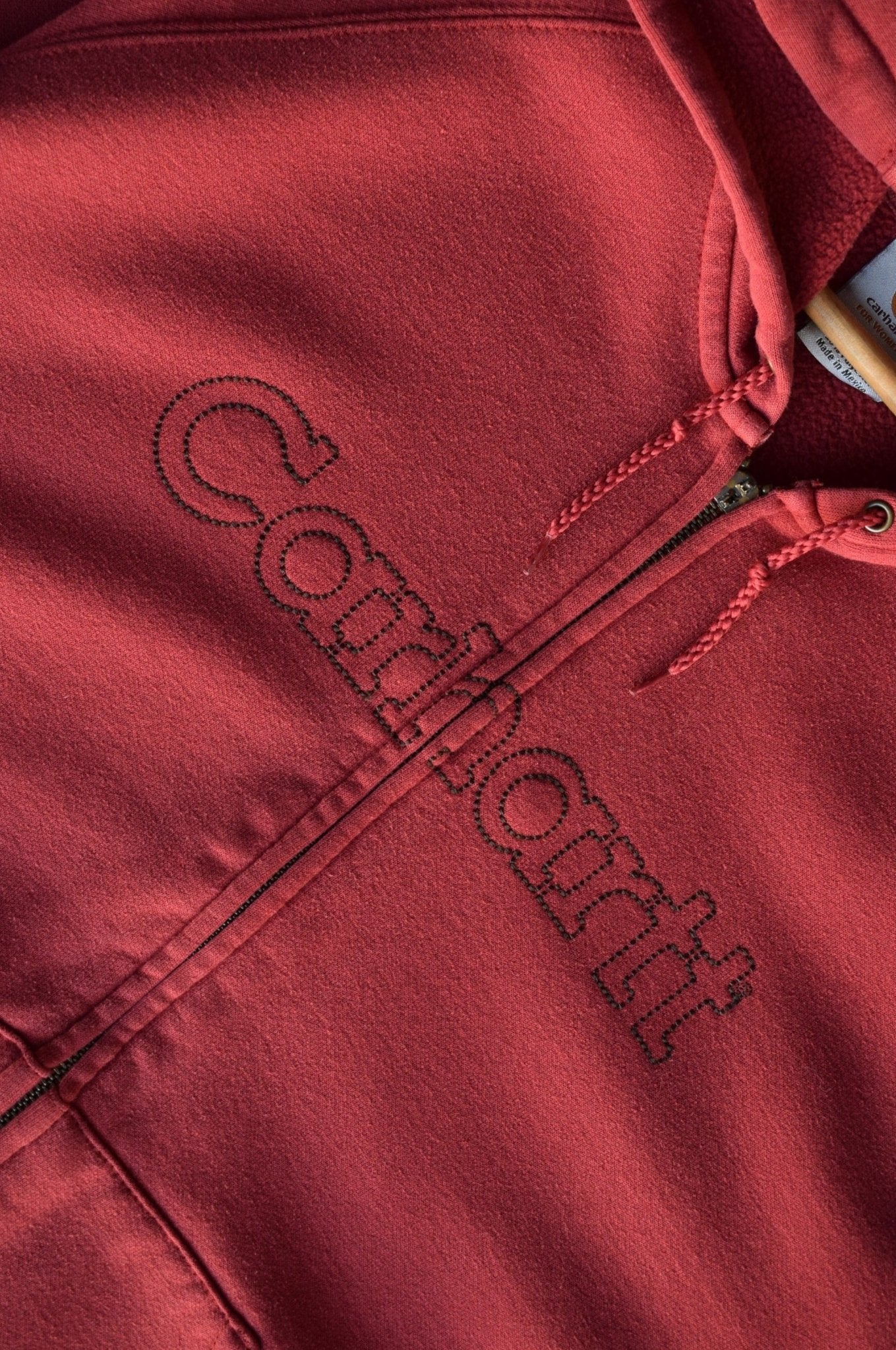 Vintage Carhartt Spellout Full Zip Hoodie (M) - Retrospective Store