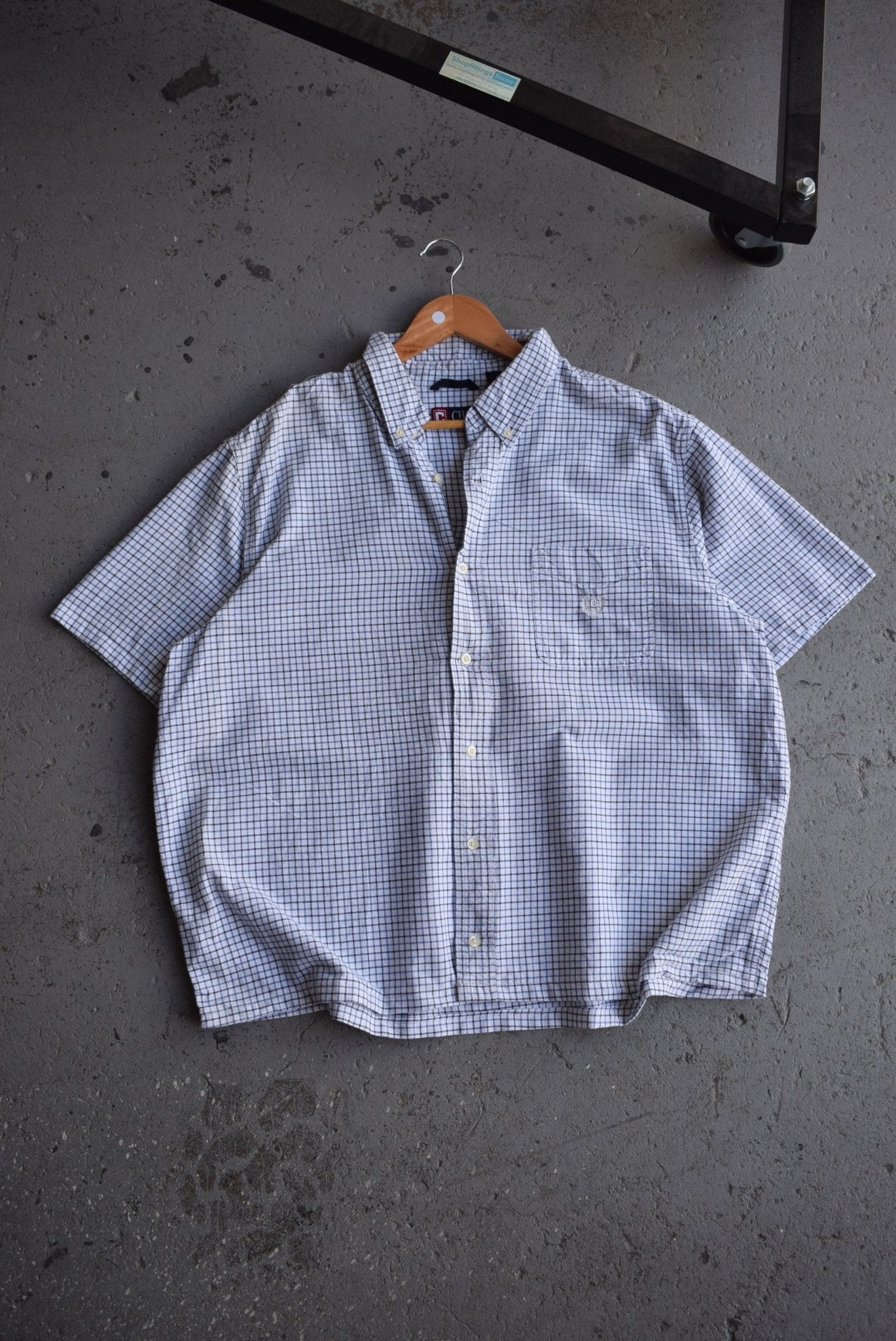 Vintage Chaps Ralph Lauren Cropped Button Up (XL) - Retrospective Store