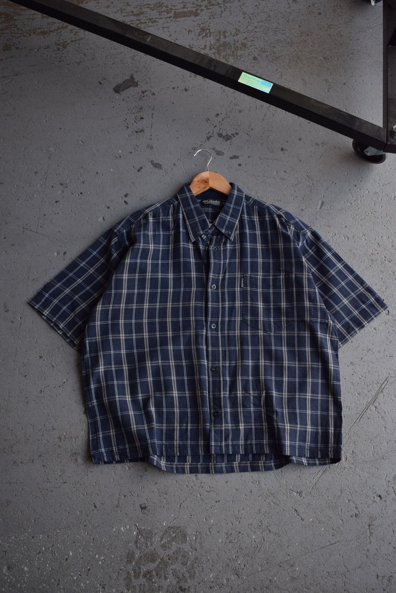 Vintage Columbia Cropped Button Up (L) - Retrospective Store