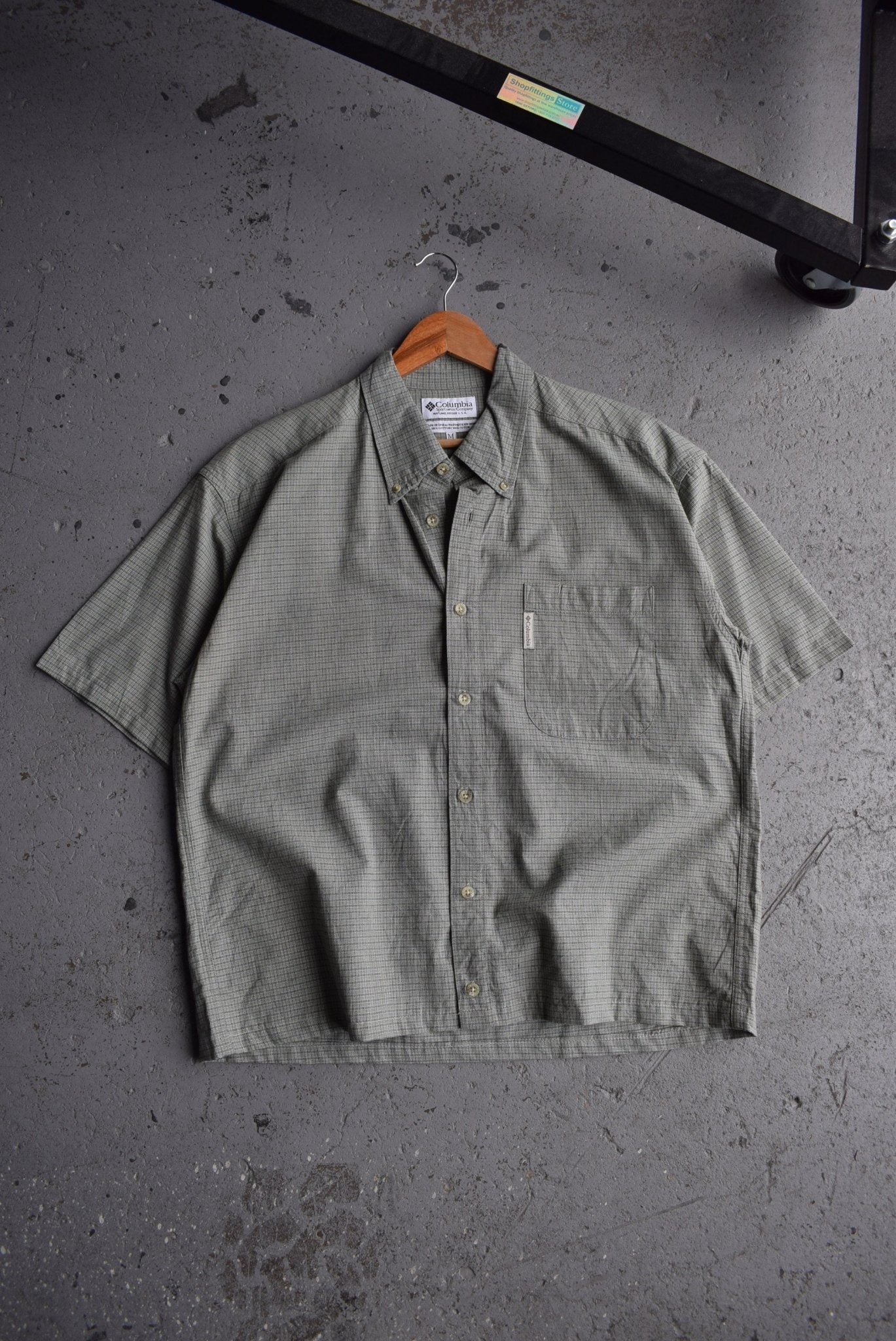 Vintage Columbia Cropped Button Up (M) - Retrospective Store