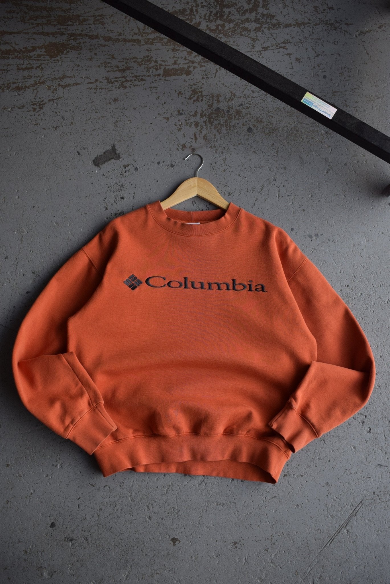 Vintage Columbia Spellout Crewneck (M) - Retrospective Store