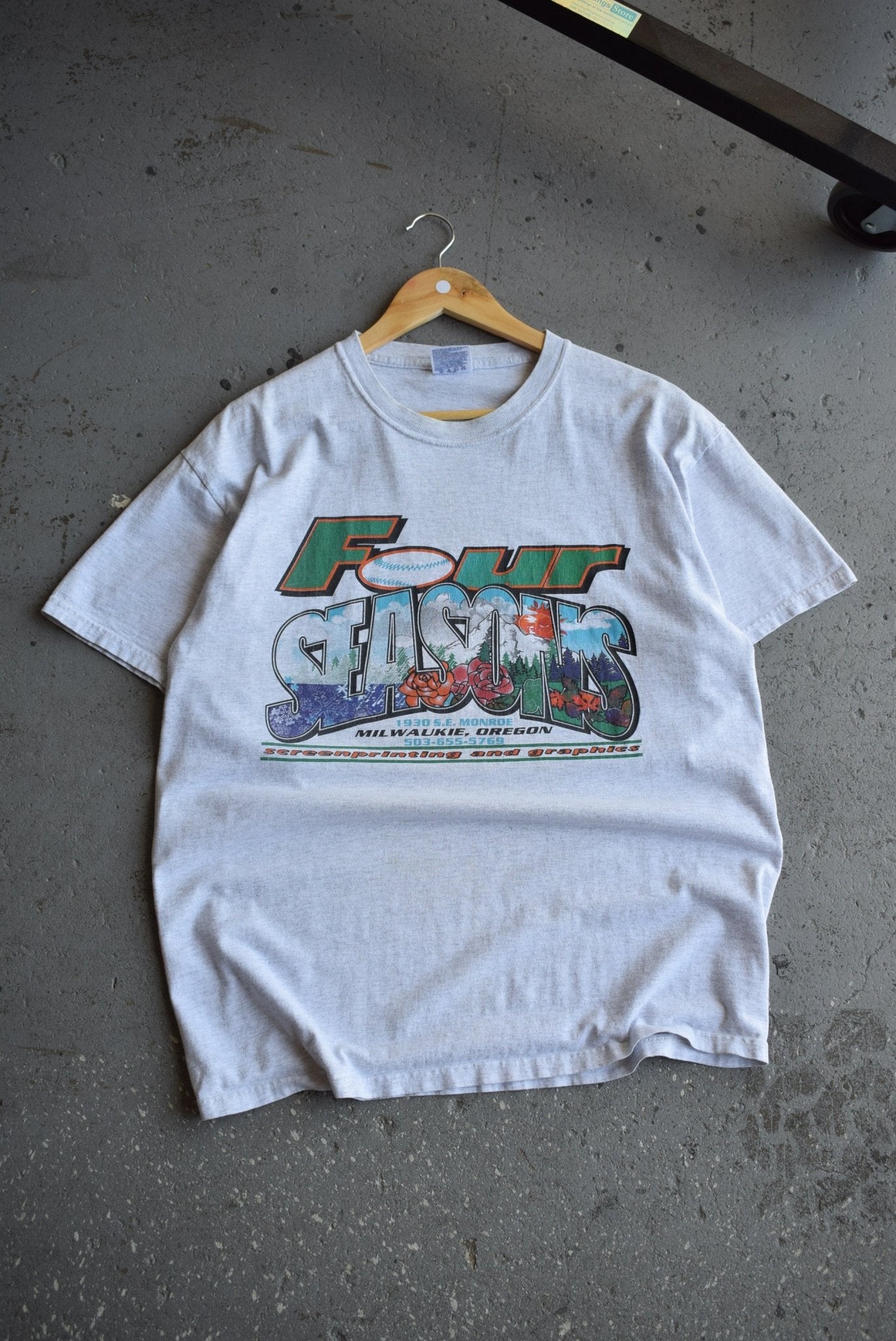 Vintage Four Seasons Screenprinting Tee (L) - Retrospective Store