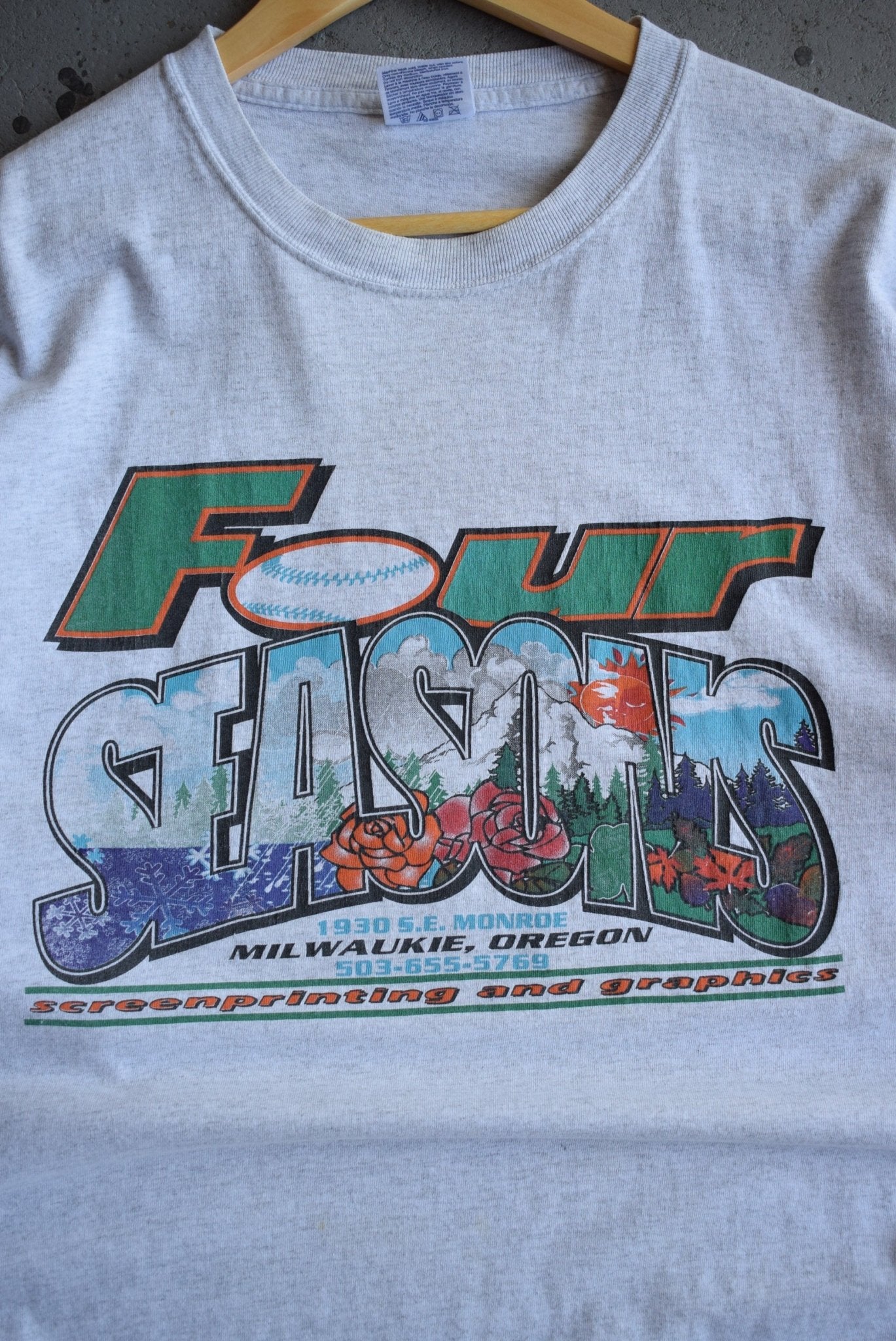 Vintage Four Seasons Screenprinting Tee (L) - Retrospective Store