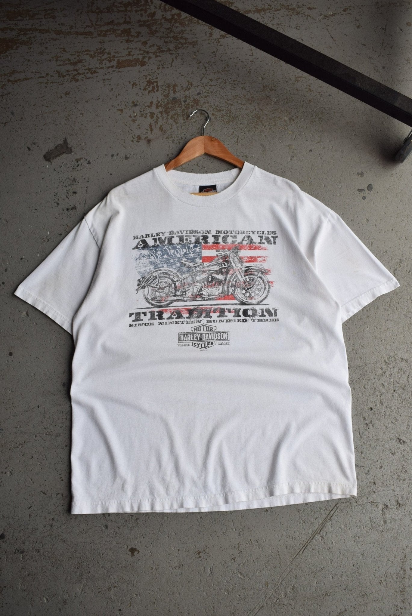 Vintage Harley Davidson 'American Tradition' Tee (XL) - Retrospective Store