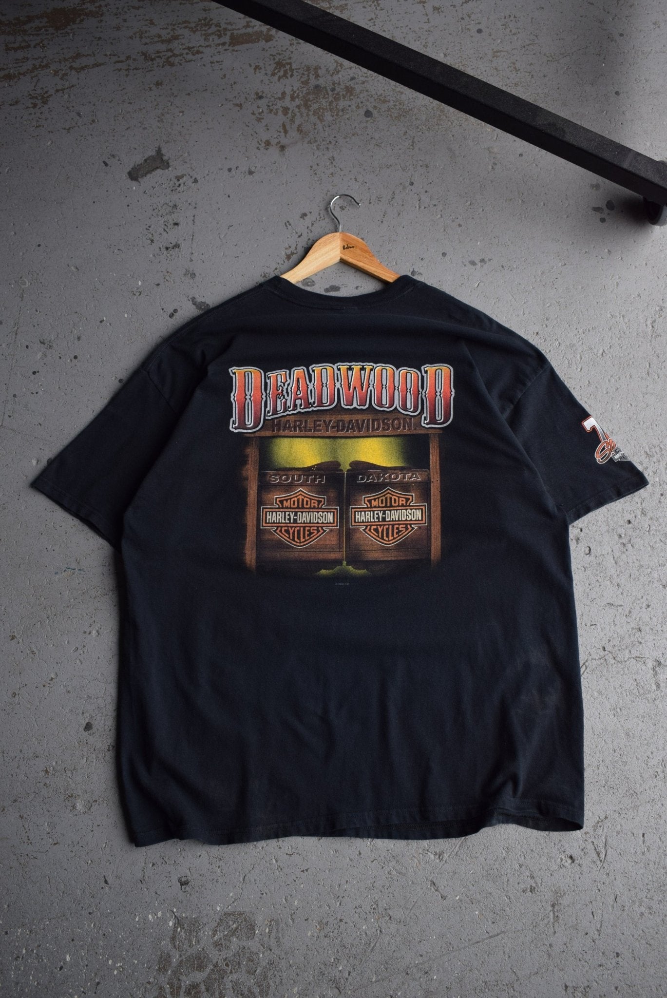 Vintage Harley Davidson 'Deadwood' Tee (XXL) - Retrospective Store