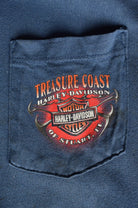 Vintage Harley Davidson Treasure Coast Long Sleeve Tee (L) - Retrospective Store