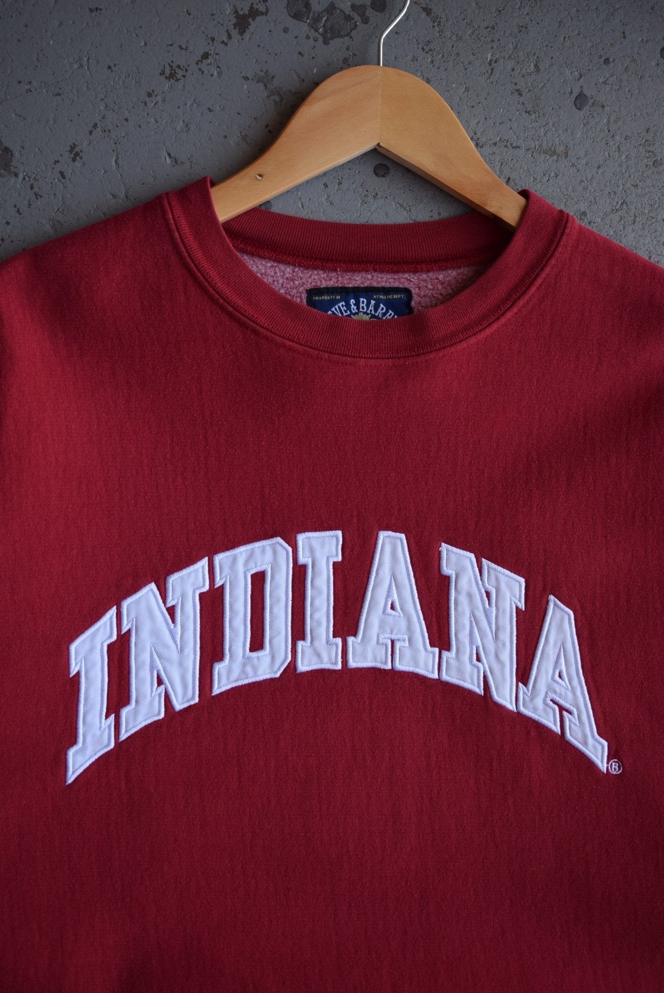 Vintage Indiana University Embroidered Crewneck (M) - Retrospective Store