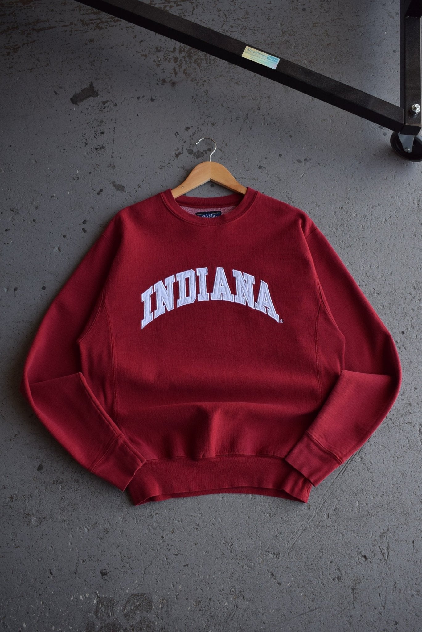 Vintage Indiana University Embroidered Crewneck (M) - Retrospective Store