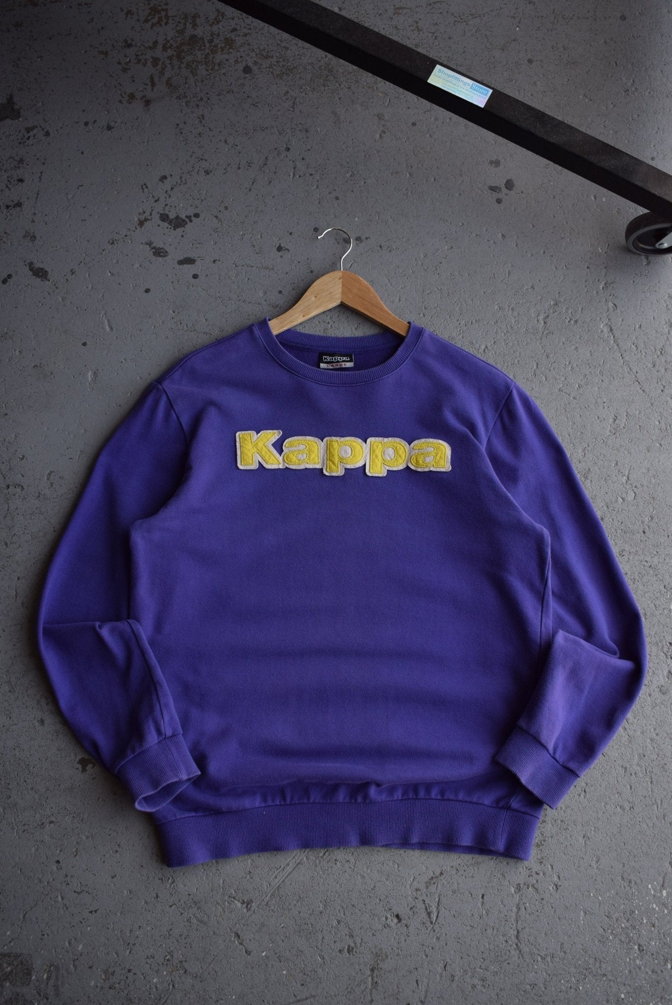 Vintage Kappa Embroidered Spellout Crewneck M Retrospective Store