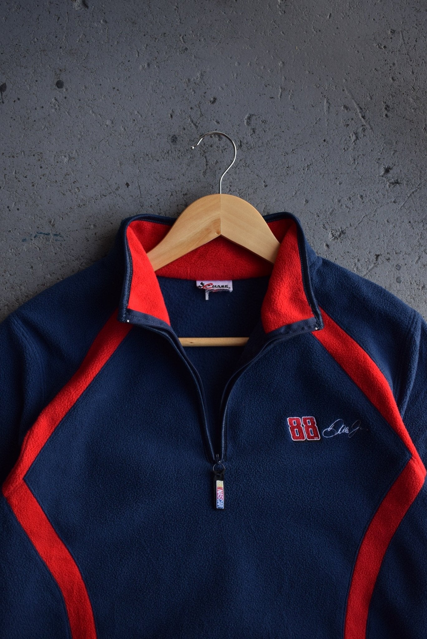 Vintage deals Nascar Half Zip Shirt