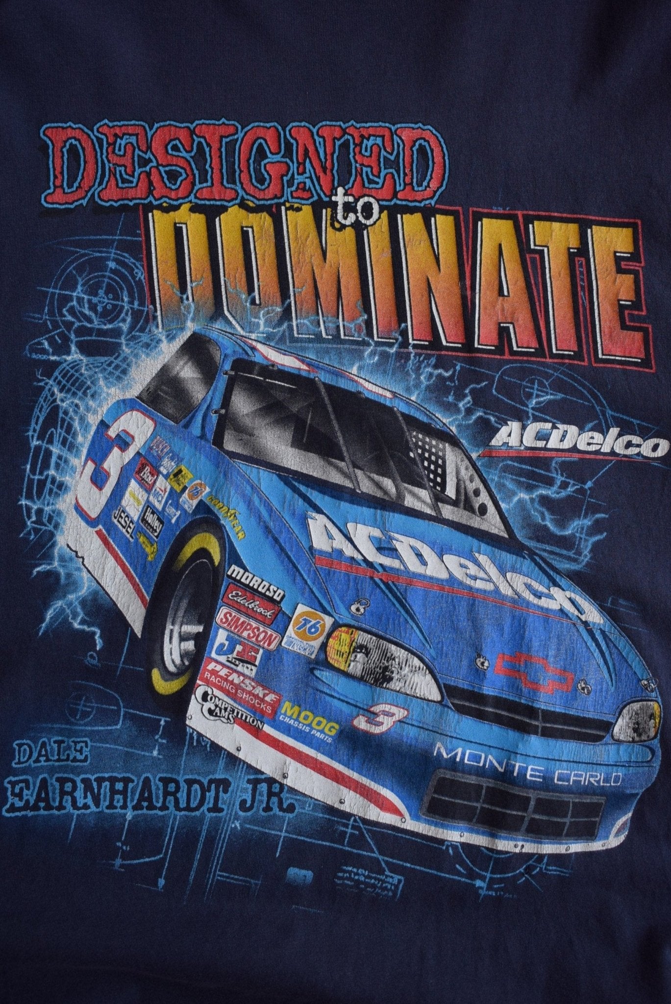 Vintage NASCAR Dale Earnhardt Jr 'Designed to Dominate' Tee (XL) - Retrospective Store