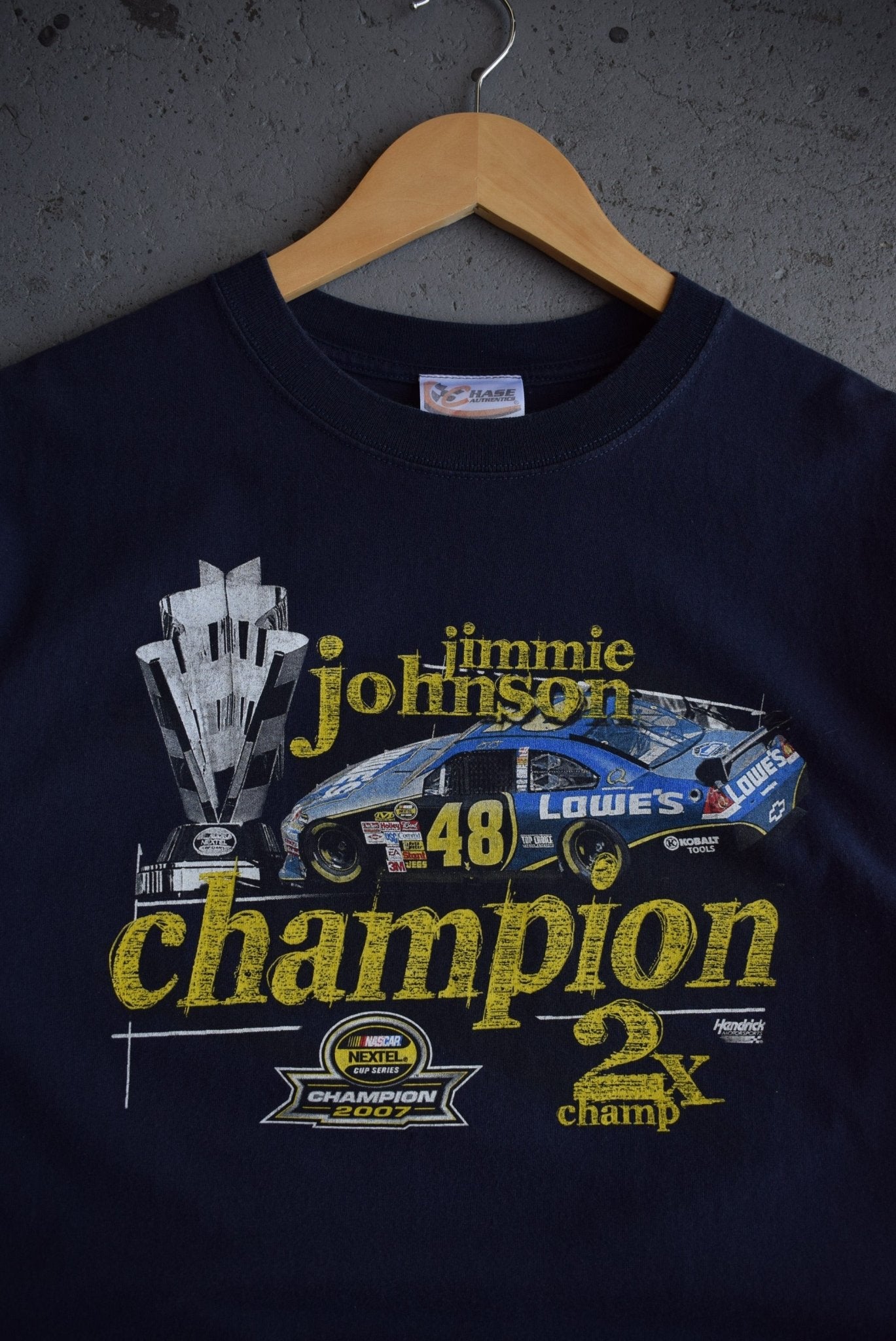 Vintage NASCAR Jimmie Johnson Champion Tee (L) - Retrospective Store