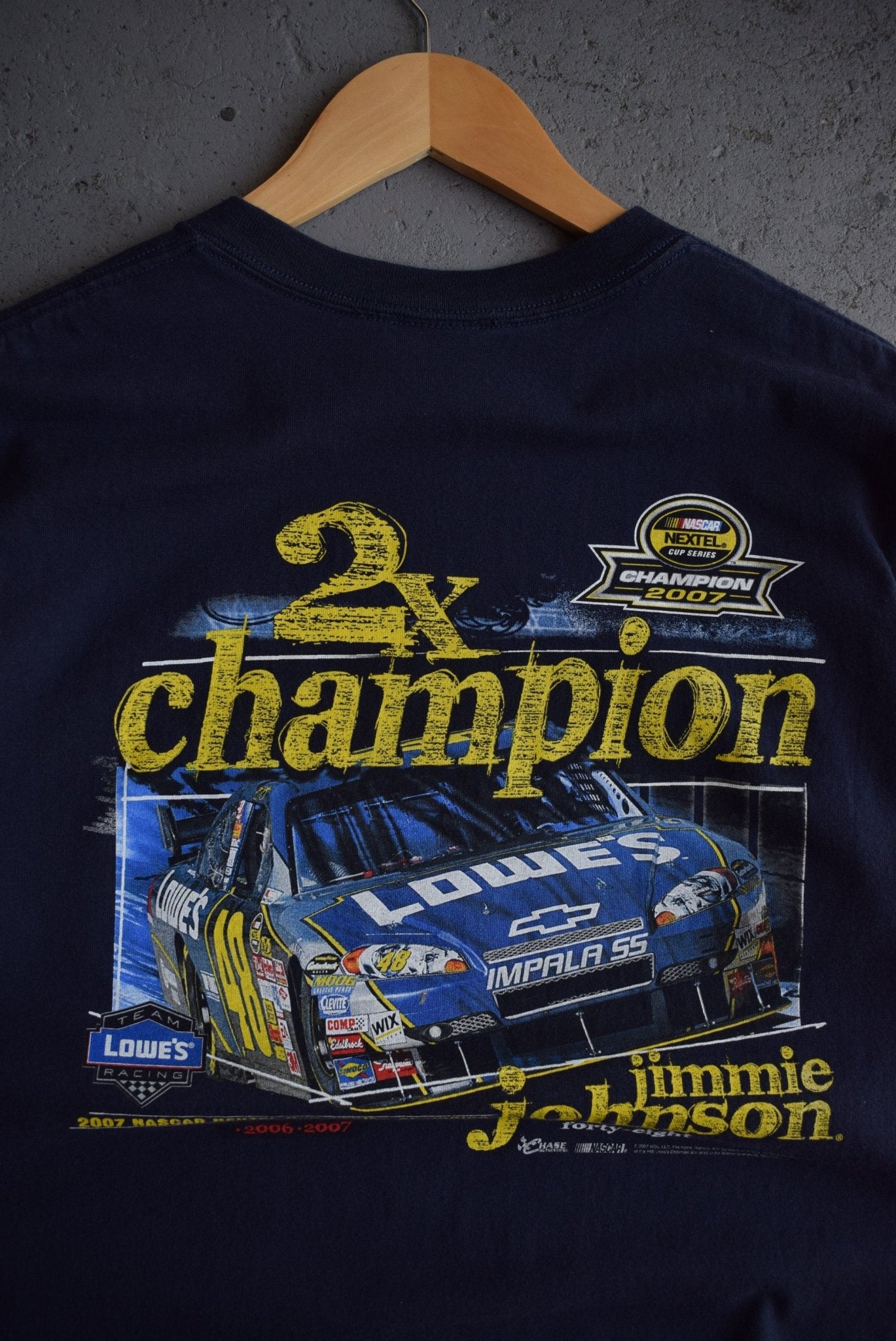 Vintage NASCAR Jimmie Johnson Champion Tee (L) - Retrospective Store