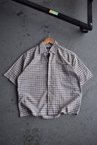 Vintage Nautica Cropped Button Up (M) - Retrospective Store