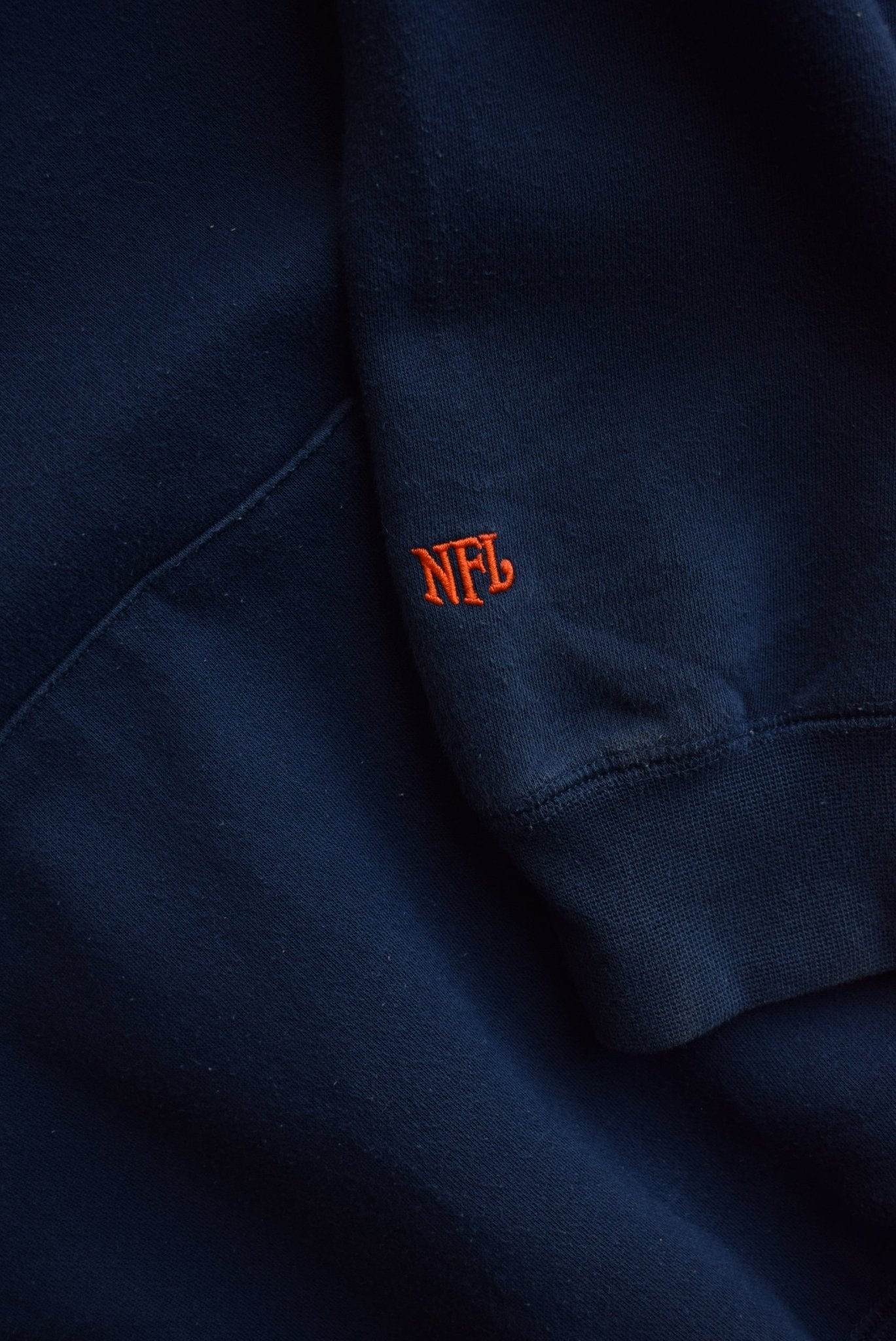 Vintage NFL Denver Broncos Embroidered Hoodie (XL) - Retrospective Store