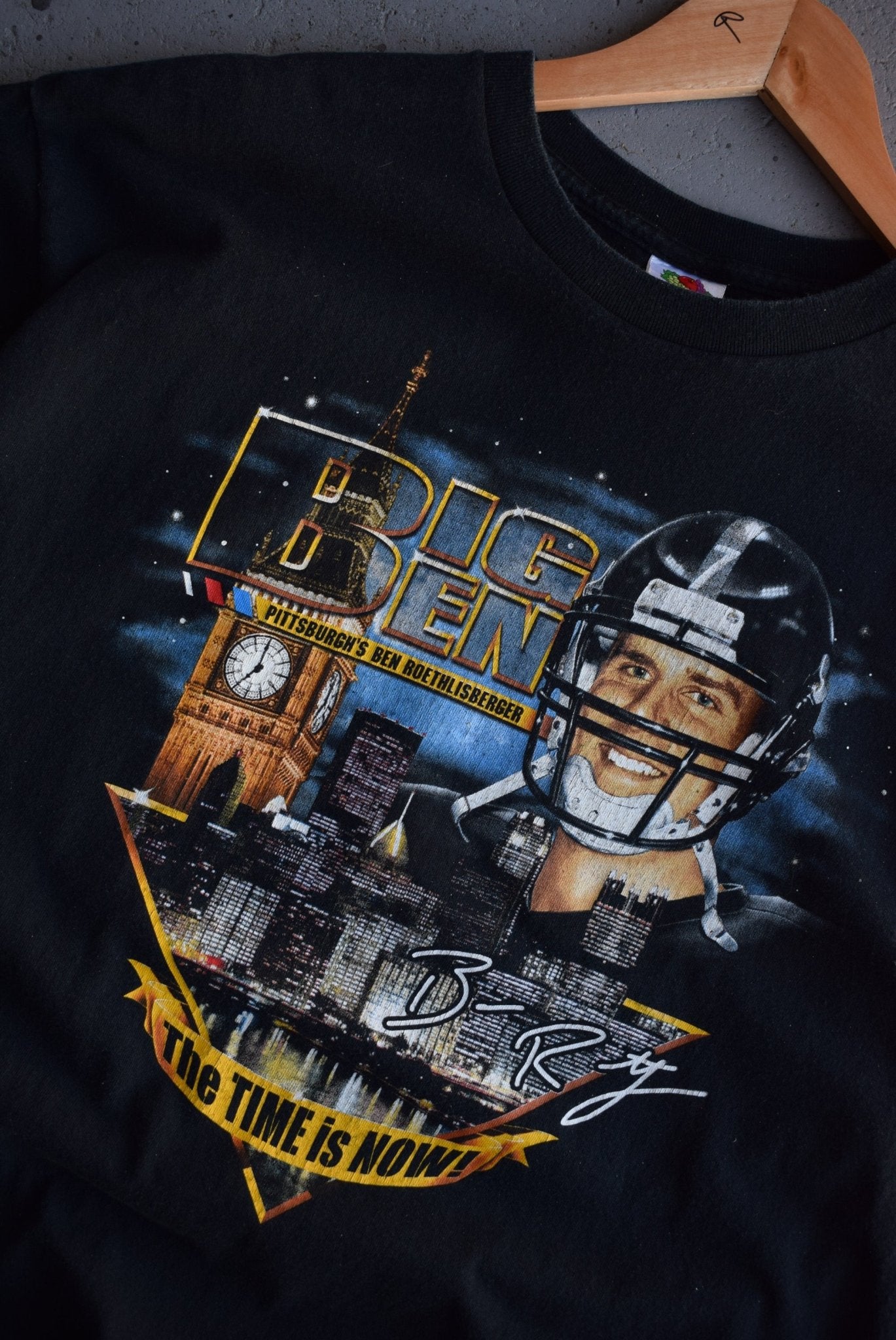 Vintage NFL Pittsburgh Steelers Big Ben Tee (L/XL) - Retrospective Store