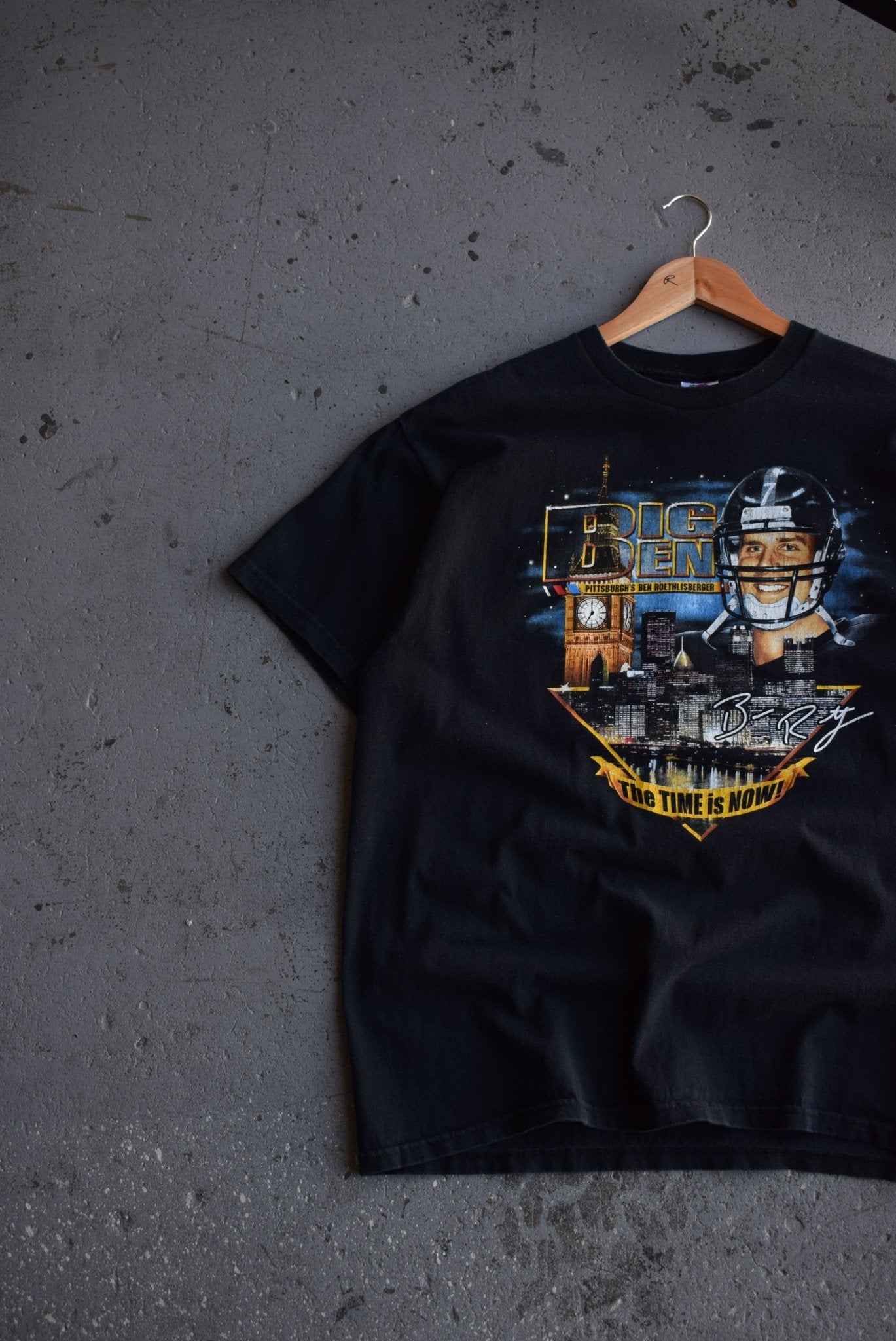 Vintage NFL Pittsburgh Steelers Big Ben Tee (L/XL) - Retrospective Store