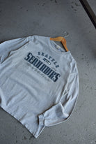 Vintage NFL Seattle Seahwaks Long Sleeve Tee (L) - Retrospective Store