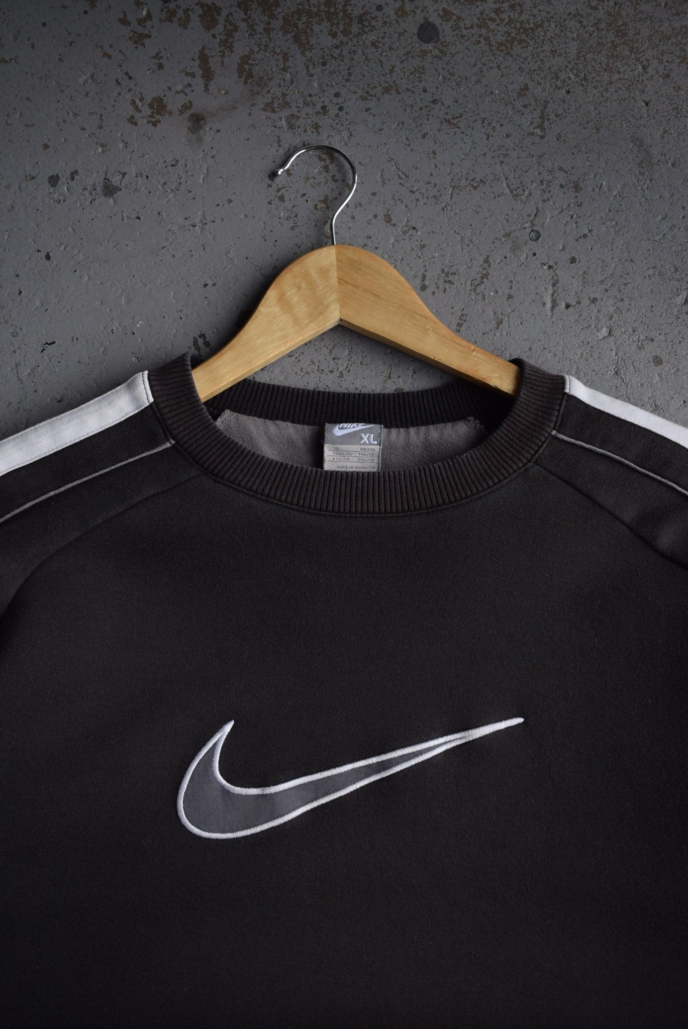 Vintage Nike Big Swoosh Embroidered Crewneck (L/XL) - Retrospective Store