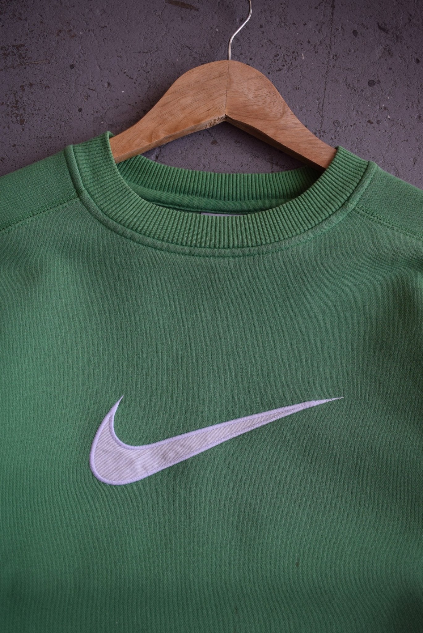 Vintage Nike 'Big Swoosh' Embroidered Crewneck (S) - Retrospective Store