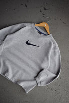 Vintage Nike Big Swoosh Embroidered Crewneck (S) - Retrospective Store