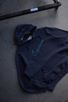 Vintage Nike Big Swoosh Embroidered Hoodie (L) - Retrospective Store