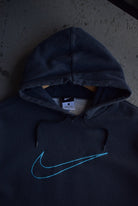 Vintage Nike Big Swoosh Embroidered Hoodie (L) - Retrospective Store