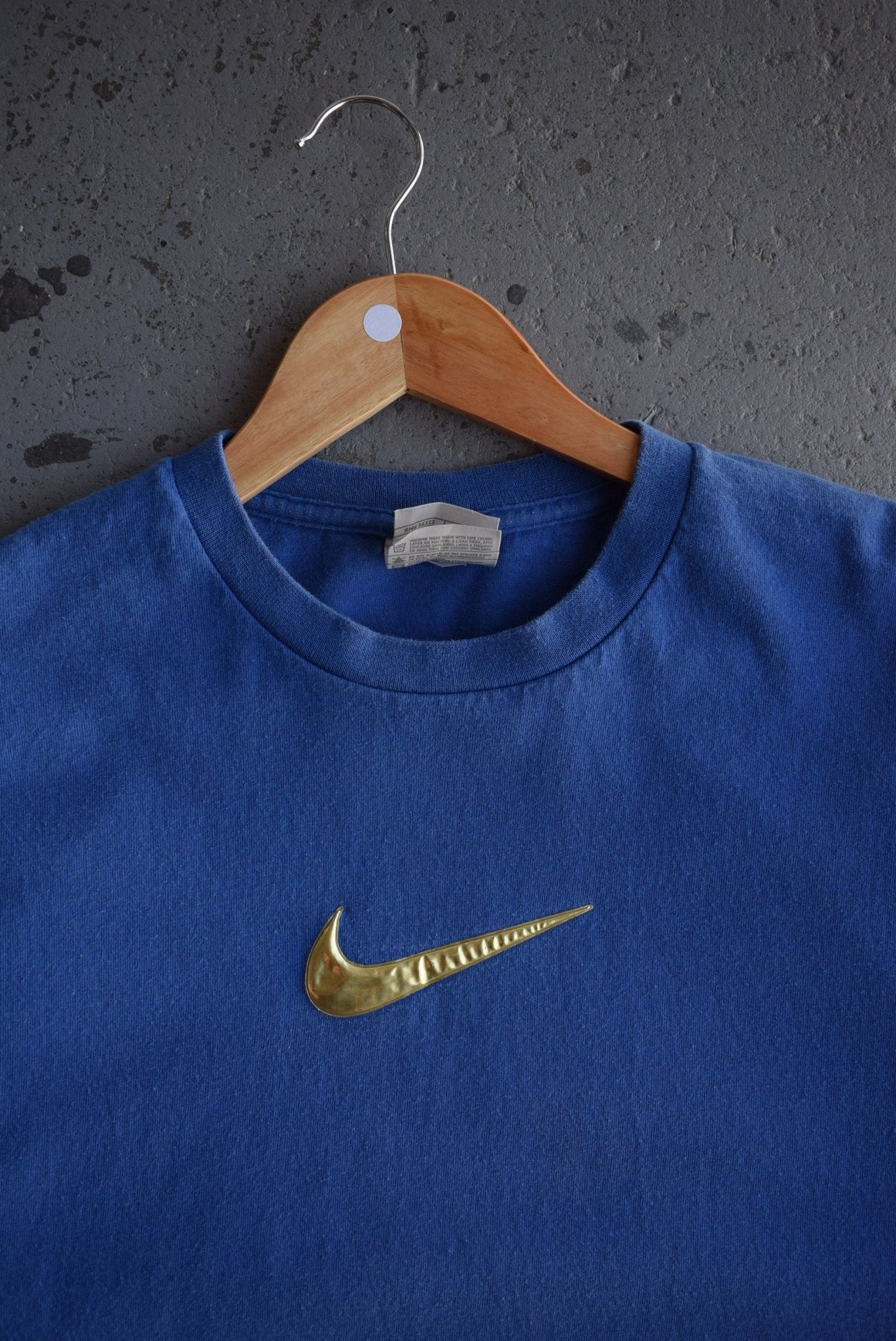 Vintage Nike Big Swoosh Embroidered Long Sleeve Tee (L) - Retrospective Store