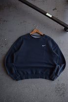 Vintage Nike Classic Logo Embroidered Crewneck (L) - Retrospective Store