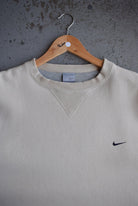 Vintage Nike Classic Logo Embroidered Crewneck (L) - Retrospective Store