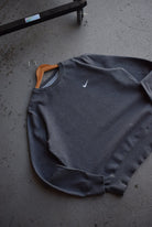 Vintage Nike Classic Logo Embroidered Crewneck (L) - Retrospective Store