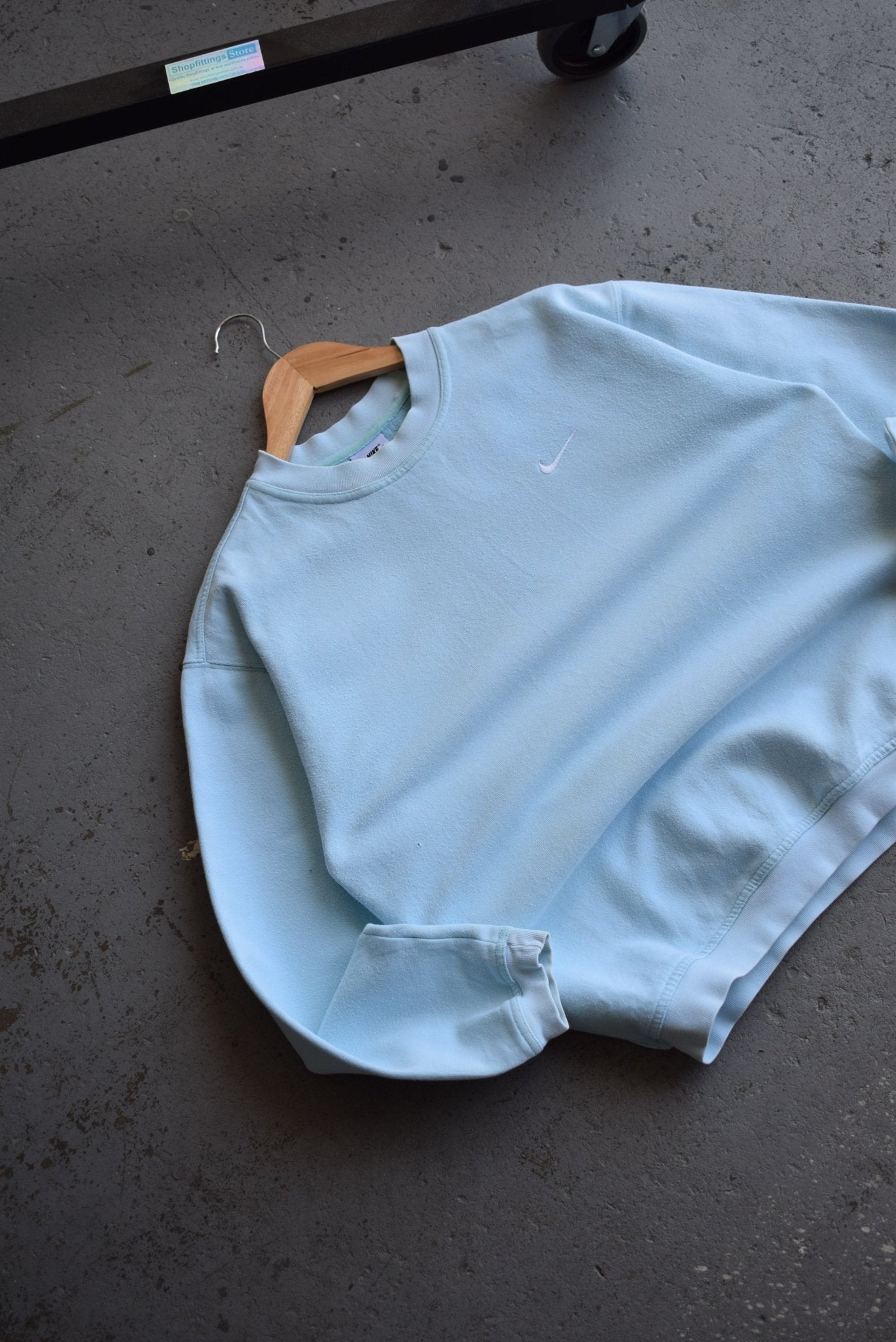 Vintage Nike Classic Logo Embroidered Crewneck (S) - Retrospective Store