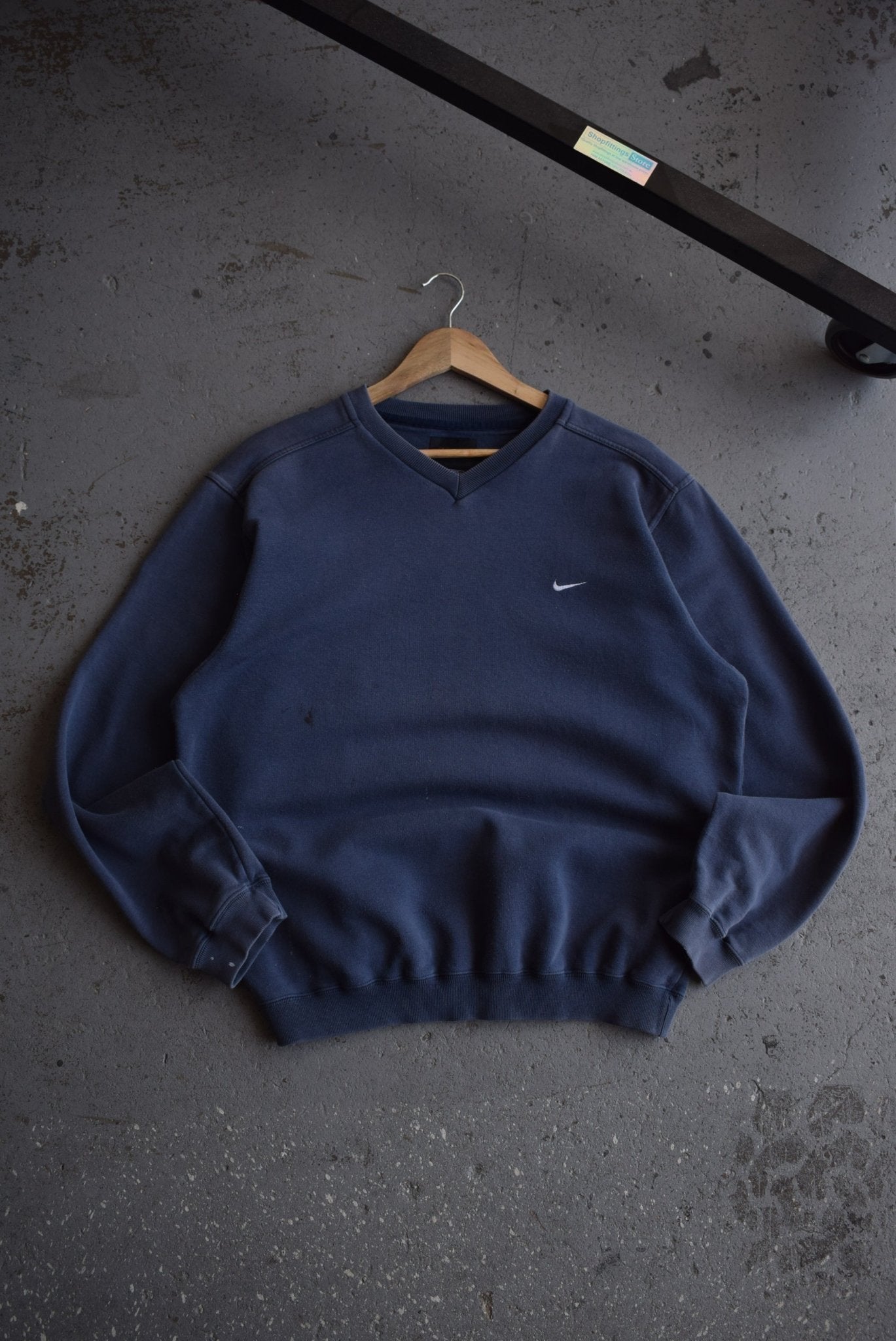 Vintage Nike Classic Logo Embroidered Sweater (M) - Retrospective Store