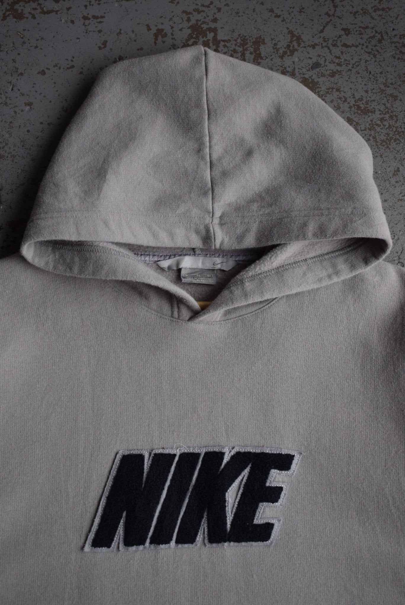 Vintage Nike Embroidered Spellout Hoodie (XL) - Retrospective Store