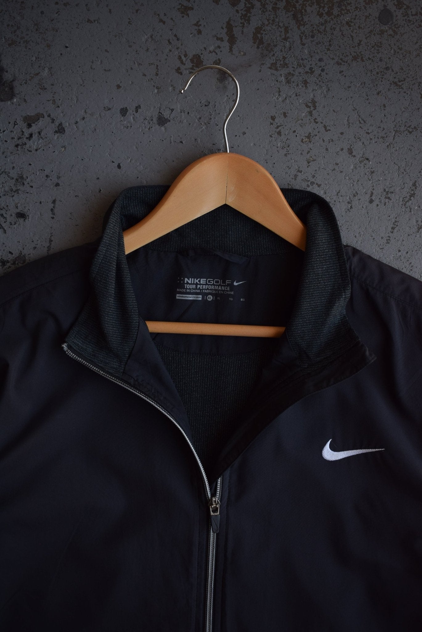 Vintage Nike Golf Classic Logo Embroidered Windbreaker (L) - Retrospective Store