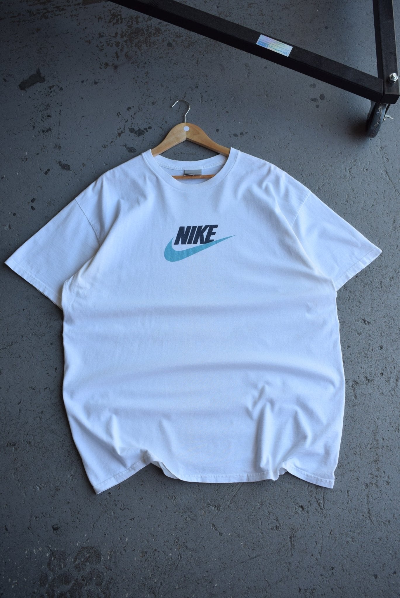 Vintage Nike Spellout Tee (XXL) - Retrospective Store