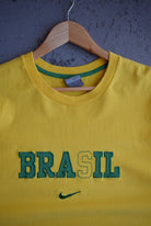 Vintage Nike x Brasil National Football Team Tee (XL) - Retrospective Store